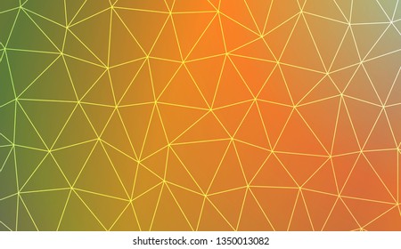 Abstract polygonal template. Decorative design for your idea. Vector illustration. Blur Sweet Dreamy Gradient Color Background