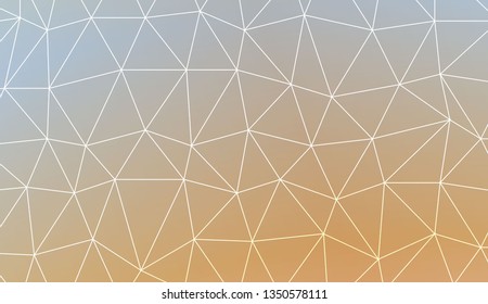 Abstract polygonal template. Decorative design for your idea. Vector illustration. Blur Sweet Dreamy Gradient Color Background