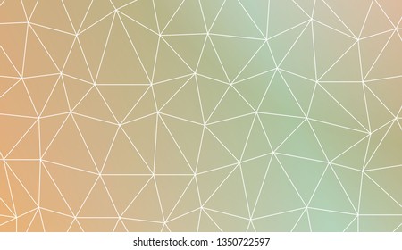 Abstract polygonal template. Decorative design for your idea. Vector illustration. Blur Sweet Dreamy Gradient Color Background
