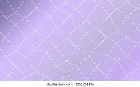 Abstract polygonal template. Decorative design for your idea. Vector illustration. Creative gradient color.