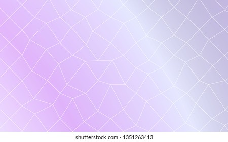 Abstract polygonal template. Decorative design for your idea. Vector illustration. Creative gradient color.