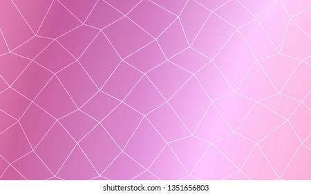 Abstract polygonal template. Decorative design for your idea. Vector illustration. Creative gradient color.
