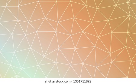 Abstract polygonal template. Decorative design for your idea. Vector illustration. Blur Sweet Dreamy Gradient Color Background
