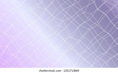 Abstract polygonal template. Decorative design for your idea. Vector illustration. Creative gradient color.