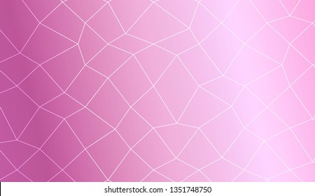 Abstract polygonal template. Decorative design for your idea. Vector illustration. Creative gradient color.