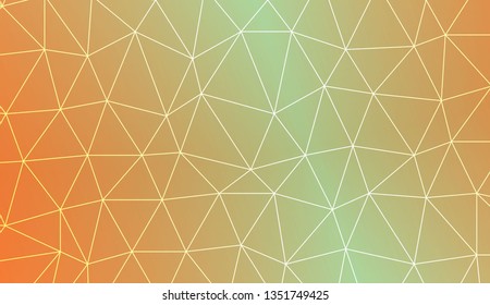 Abstract polygonal template. Decorative design for your idea. Vector illustration. Blur Sweet Dreamy Gradient Color Background