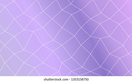 Abstract polygonal template. Decorative design for your idea. Vector illustration. Creative gradient color.