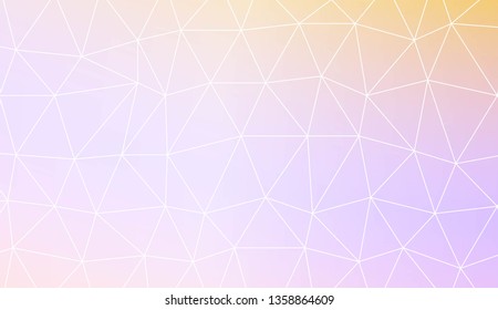 Abstract polygonal template. Design for flyer, wallpaper, presentation, paper. Vector illustration. Creative gradient color