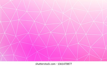 Abstract polygonal template. Design for flyer, wallpaper, presentation, paper. Vector illustration. Creative gradient color