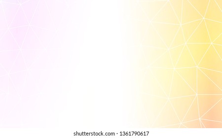 Abstract polygonal template. Design for flyer, wallpaper, presentation, paper. Vector illustration. Creative gradient color