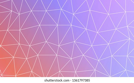 Abstract polygonal template. Design for flyer, wallpaper, presentation, paper. Vector illustration. Creative gradient color