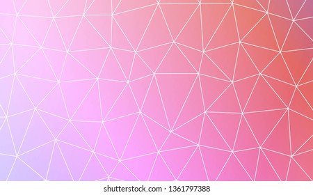 Abstract polygonal template. Design for flyer, wallpaper, presentation, paper. Vector illustration. Creative gradient color