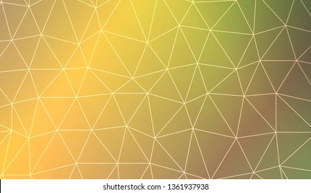 Abstract polygonal template. Design for flyer, wallpaper, presentation, paper. Vector illustration. Creative gradient color