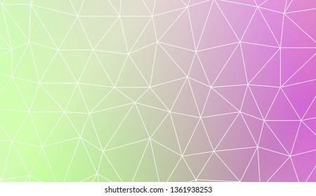 Abstract polygonal template. Design for flyer, wallpaper, presentation, paper. Vector illustration. Creative gradient color