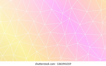 Abstract polygonal template. Design for flyer, wallpaper, presentation, paper. Vector illustration. Creative gradient color