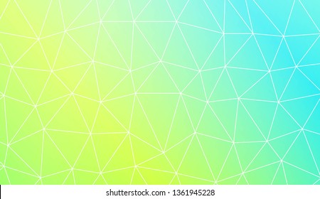 Abstract polygonal template. Design for flyer, wallpaper, presentation, paper. Vector illustration. Creative gradient color