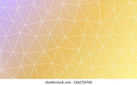 Abstract polygonal template. Design for flyer, wallpaper, presentation, paper. Vector illustration. Creative gradient color