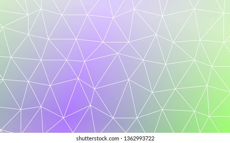 Abstract polygonal template. Design for flyer, wallpaper, presentation, paper. Vector illustration. Creative gradient color