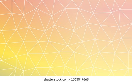 Abstract polygonal template. Design for flyer, wallpaper, presentation, paper. Vector illustration. Creative gradient color