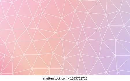 Abstract polygonal template. Design for flyer, wallpaper, presentation, paper. Vector illustration. Creative gradient color