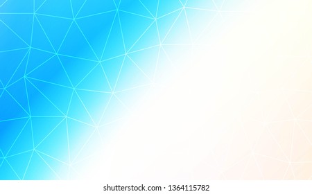 Abstract polygonal template. Design for flyer, wallpaper, presentation, paper. Vector illustration. Creative gradient color