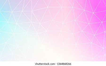 Abstract polygonal template. Design for flyer, wallpaper, presentation, paper. Vector illustration. Creative gradient color