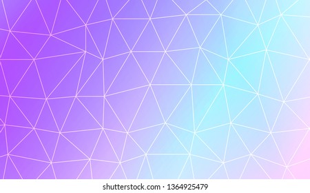 Abstract polygonal template. Design for flyer, wallpaper, presentation, paper. Vector illustration. Creative gradient color