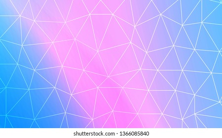 Abstract polygonal template. Design for flyer, wallpaper, presentation, paper. Vector illustration. Creative gradient color