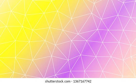Abstract polygonal template. Design for flyer, wallpaper, presentation, paper. Vector illustration. Creative gradient color