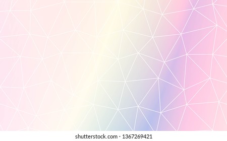 Abstract polygonal template. Design for flyer, wallpaper, presentation, paper. Vector illustration. Creative gradient color