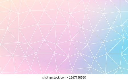 Abstract polygonal template. Design for flyer, wallpaper, presentation, paper. Vector illustration. Creative gradient color