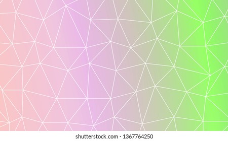 Abstract polygonal template. Design for flyer, wallpaper, presentation, paper. Vector illustration. Creative gradient color
