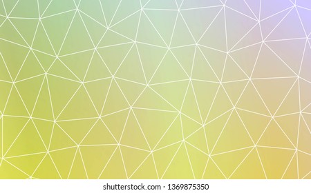 Abstract polygonal template. Design for flyer, wallpaper, presentation, paper. Vector illustration. Creative gradient color