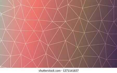 Abstract polygonal template. Design for flyer, wallpaper, presentation, paper. Vector illustration. Creative gradient color