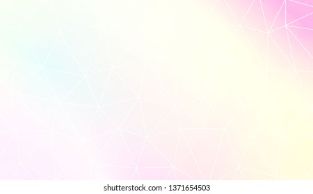 Abstract polygonal template. Design for flyer, wallpaper, presentation, paper. Vector illustration. Creative gradient color