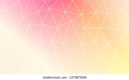 Abstract polygonal template. Design for flyer, wallpaper, presentation, paper. Vector illustration. Creative gradient color