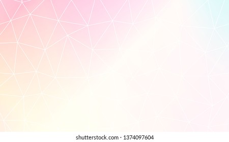 Abstract polygonal template. Design for flyer, wallpaper, presentation, paper. Vector illustration. Creative gradient color