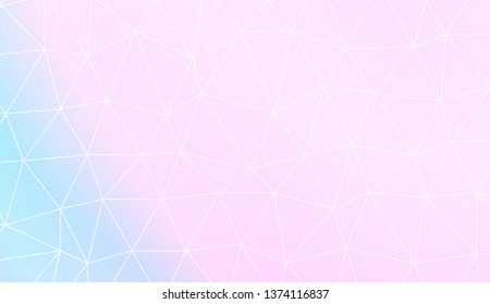 Abstract polygonal template. Design for flyer, wallpaper, presentation, paper. Vector illustration. Creative gradient color