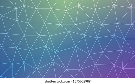 Abstract polygonal template. Design for flyer, wallpaper, presentation, paper. Vector illustration. Creative gradient color