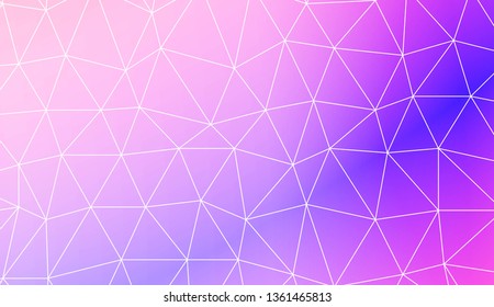 Abstract polygonal template. Modern pattern for a brand book. Vector illustration. Creative gradient color