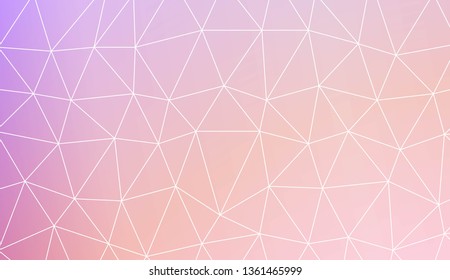 Abstract polygonal template. Modern pattern for a brand book. Vector illustration. Creative gradient color