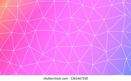 Abstract polygonal template. Modern pattern for a brand book. Vector illustration. Creative gradient color