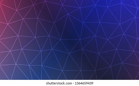 Abstract polygonal template. Modern pattern for a brand book. Vector illustration. Creative gradient color