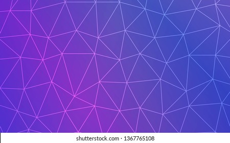 Abstract polygonal template. Modern pattern for a brand book. Vector illustration. Creative gradient color