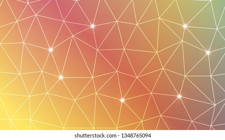 Abstract polygonal template. Texture for your design. Vector illustration. Light Gradient Abstract Background
