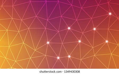 Abstract polygonal template. Texture for your design. Vector illustration. Light Gradient Abstract Background