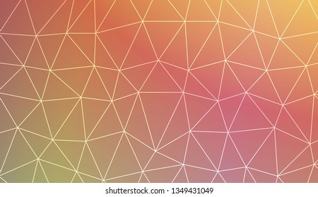 Abstract polygonal template. Texture for your design. Vector illustration. Light Gradient Abstract Background
