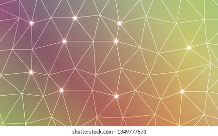 Abstract polygonal template. Texture for your design. Vector illustration. Light Gradient Abstract Background