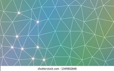 Abstract polygonal template. Texture for your design. Vector illustration. Light Gradient Abstract Background