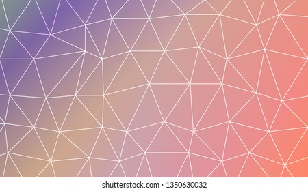 Abstract polygonal template. Texture for your design. Vector illustration. Light Gradient Abstract Background